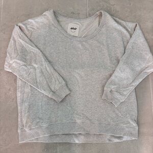 aerie Heather Gray Pullover Sweatshirt